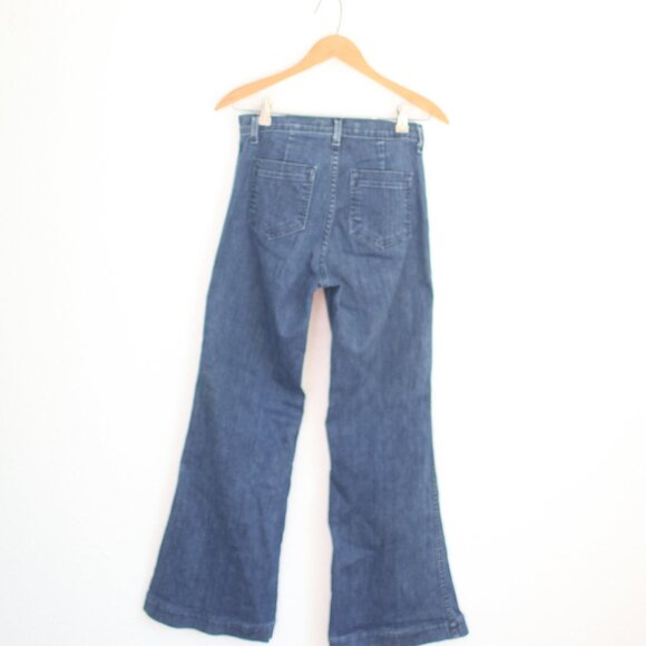 J Brand Bette mystery sailor boot cut wide leg jeans size 25 - Picture 4 of 5